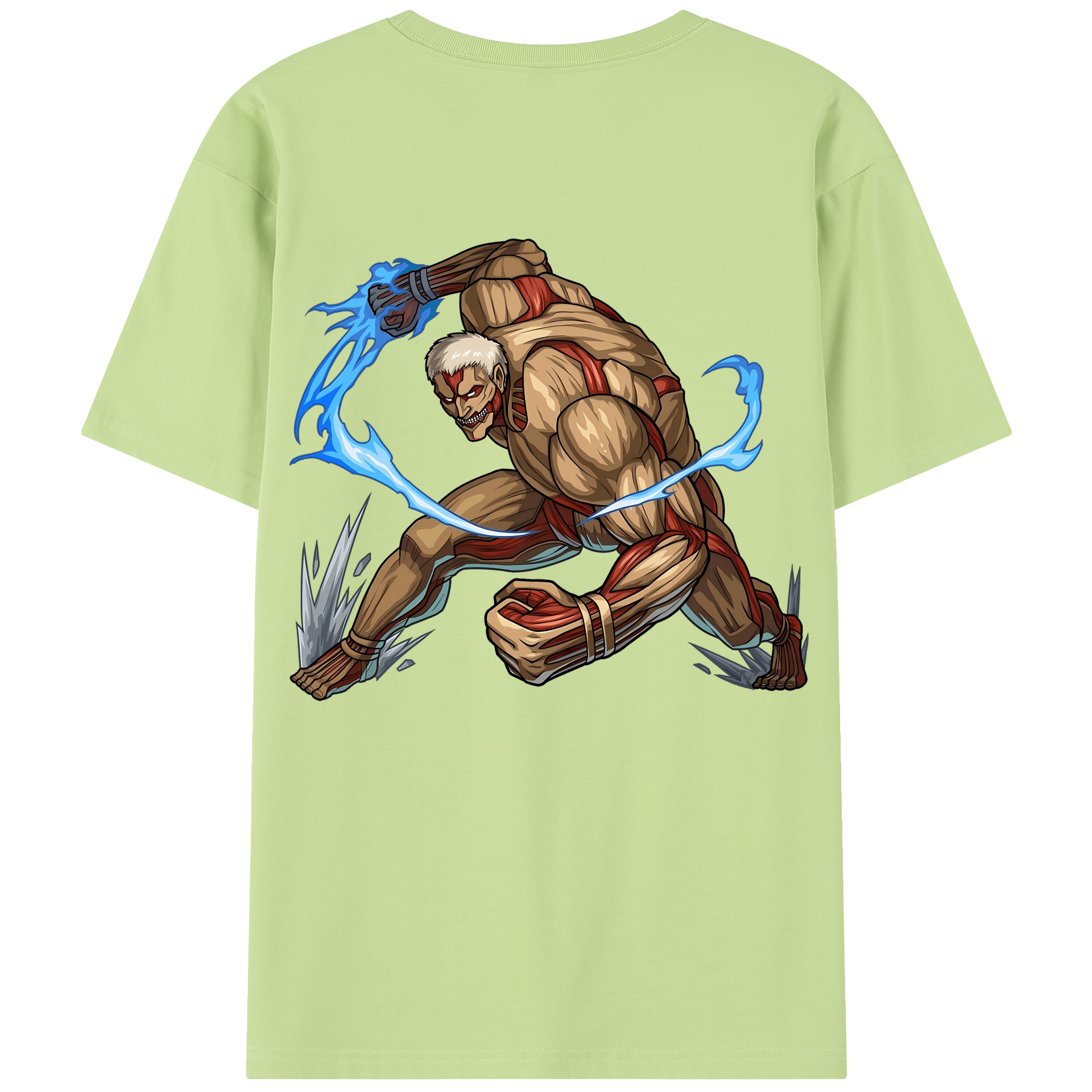（画像用） 進撃の巨人 Attack on Titan 綿100％半袖Tシャツ（背面プリント）
